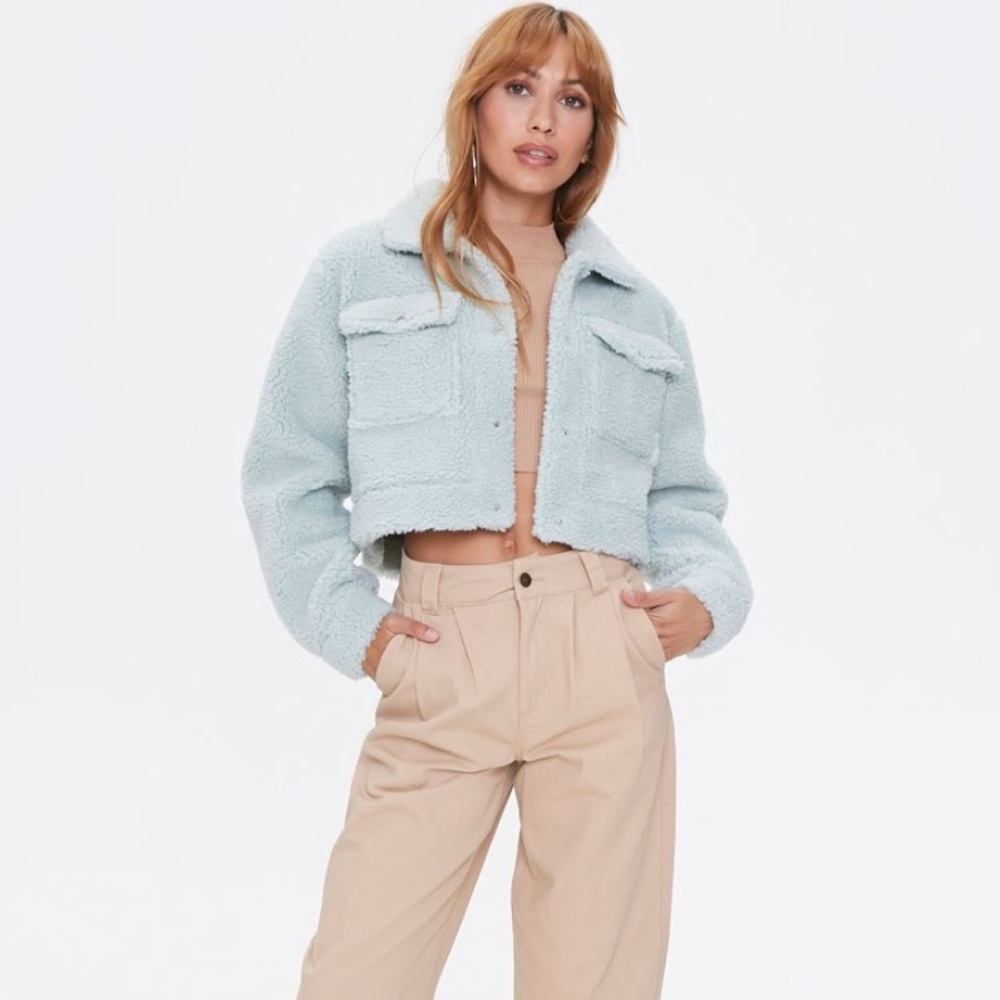 Forever21 Faux Sterling Buttoned Jacket